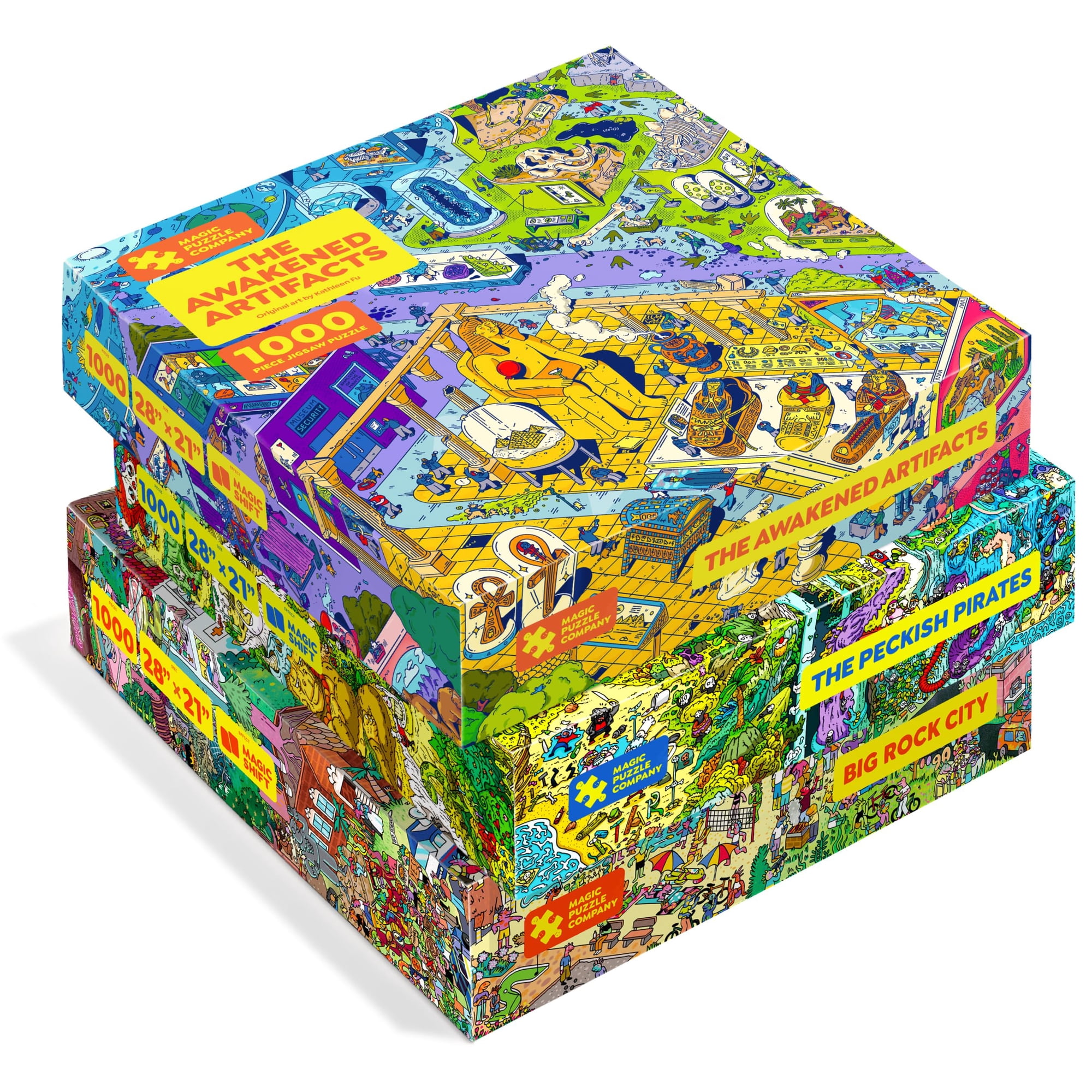 Rompecabezas Magic Puzzle Company 1000 Piezas, Paquete De 3