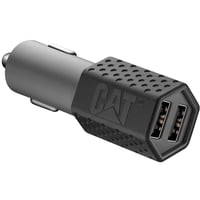 Cargador De Auto Cat Usb De Puerto Dual Para Cargar 2 Dispositivos