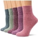 thumbnail image 1 of 5 Pairs Mujeres Socks Grueso Tejido a punto Lana Socks Mujeres Vintage Pelusay Socks para mujeres Variados Colo Mujeress Socks(Estilos A), Medium, 1 of 5