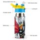 thumbnail image 3 of El show de Donald Botella de Agua con Tapa Pop Top de Un Toque, Acero Inoxidable, a Prueba de Fugas, para Deportes, Botella Infantil azul 12 oz, 3 of 6