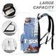 thumbnail image 4 of Ardilla Secreta-theme Backpack, Campus style schoolbag Bookbag with Adjustable Shoulder Straps And Large Zip Compartment, Unisex Travel Bags.42x30x15cm, 4 of 6
