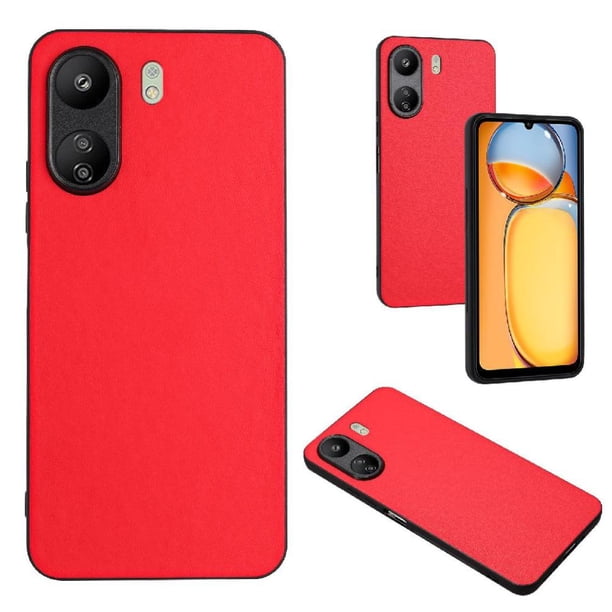 Funda Antigolpes para Xiaomi Redmi POCO C65 Cubierta Delgada Rojo