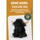 thumbnail image 2 of Animal de peluche Living Nature Highland Cow, negro con sonido, 23 cm, 2 of 6