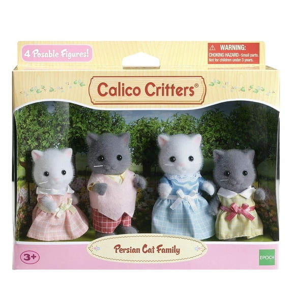 Familia de gatos Persa Calico Critters Sylvanian families