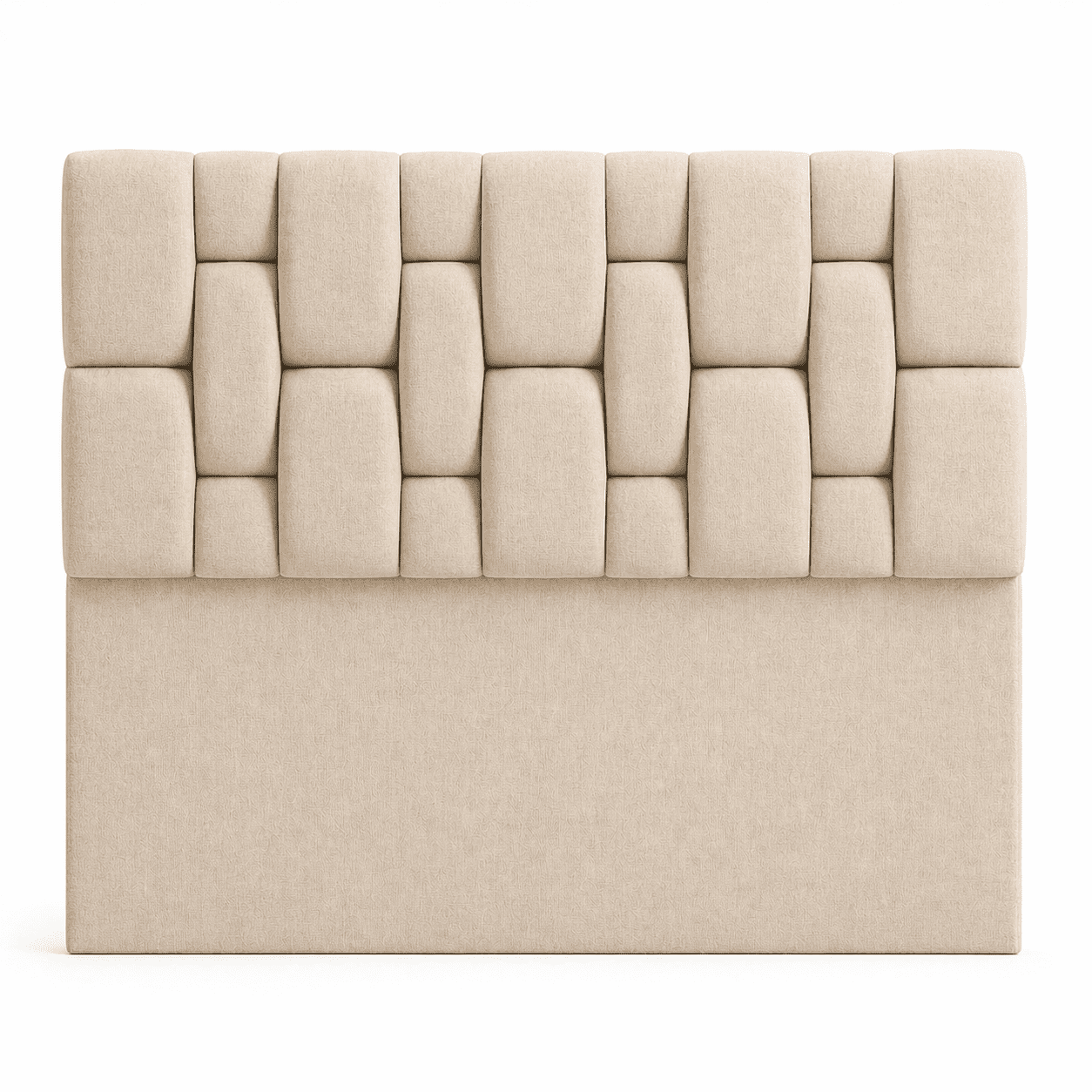 House Decor Fd - Respaldo De Cama Premium 2 Plazas En Lino Beige