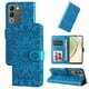thumbnail image 1 of Funda tipo cartera FOXDOCK para Vivo Y200 5G , diseño girasol en relieve, cuero PU, cierre magnético, soporte y tarjetero, 1 of 5