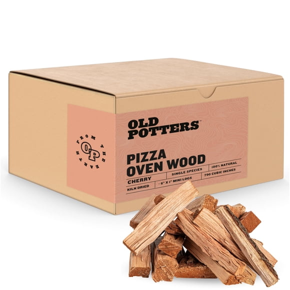 Leños De Madera De Cerezo Secados En Horno Mini De 15 Cm