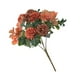 thumbnail image 2 of Ramo De Flores De Hortensia De Seda Para Sala De Estar Decoración De Sala De Reuniones Naranja, 2 of 5