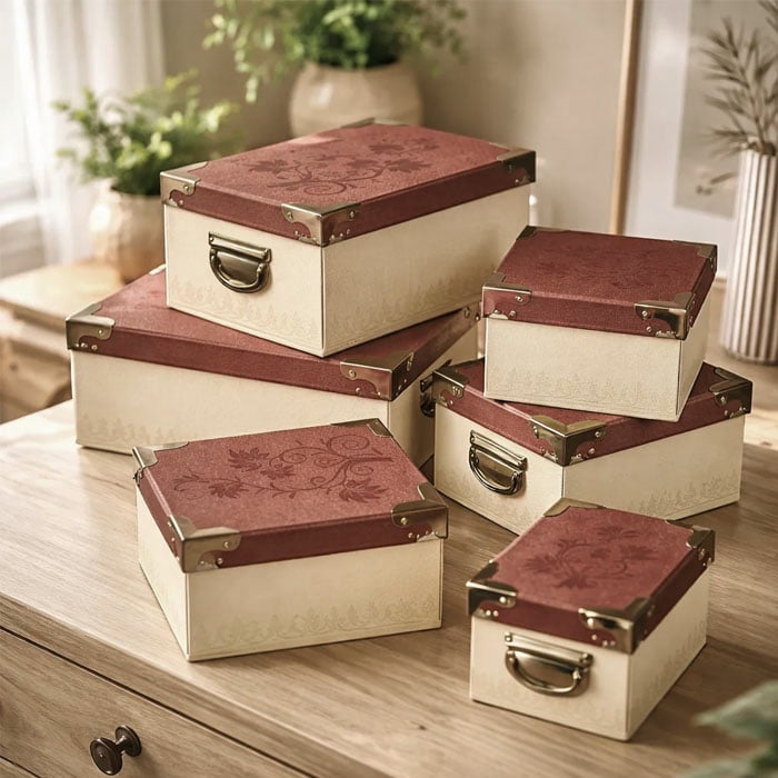 Bric - Cajas Organizadoras Set De 6 Decorativas