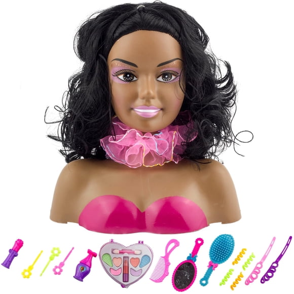 Cabeza de muñeca para maquillaje y peinado Liberty Imports