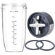 thumbnail image 1 of Piezas de repuesto para vaso y cuchilla para licuadora, 900 ml, para NutriBullet, 1 of 7