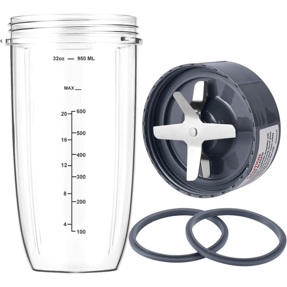 Piezas de repuesto para vaso y cuchilla para licuadora, 900 ml, para NutriBullet