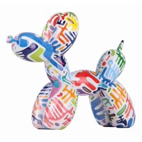 Genérico - Figura Decorativa Perro Globo Graffiti Estatua Hogar Jhn