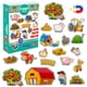 thumbnail image 1 of Imanes para Refrigerador MAGDUM Granja Divertida para Niños 3+ Años - 19 Piezas, 1 of 9