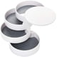 thumbnail image 1 of Organizador de joyas giratorio de 360 grados, caja de almacenamiento para pendientes, collares y anillos., 1 of 7