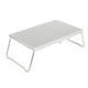 thumbnail image 1 of Mesa plegable para acampar, escritorio plegable portátil, escritorio exterior multifuncional de aleación de aluminio para acampar en el patio trasero, Plata, 1 of 5