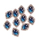 thumbnail image 3 of 10pcs Rhinestone Flat Back Beads Button Scrapbook Adorno Verde Oscuro, 3 of 3