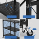 thumbnail image 3 of Estante Plegable Con Ruedas Multiuso Almacén Acero 5 Niveles, 3 of 7