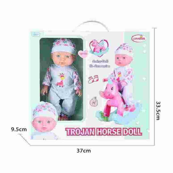 Bebe Con Mecedora Unicornio - Kptoys