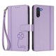 thumbnail image 3 of Funda Cartera Trébol para Samsung Galaxy Note 10 con Ranuras Tarjetas y Carga Inalámbrica Morado claro, 3 of 6