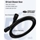 thumbnail image 2 of Manguera para ducha VMASSTONE SHH-001 1,5 m negro mate, 2 of 4