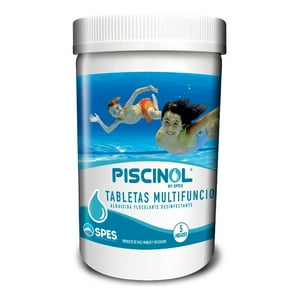 Cloro Tableta Multifuncion Decantador Alguicida Piscinol Blanco