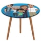 thumbnail image 1 of El mundo de Nina-theme Fitted Round Tablecloths Elastic Edged Table Covers Waterproof Table Cloth for Kitchen Holiday Party Tables Decor 150cm, 1 of 6