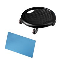 Ioensy - Bandeja De Rodillos Para Entrenadores Abdominales Portátiles Hombres Y Mujeres Gimnasio Fitness Deporte Negro