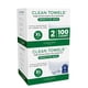 thumbnail image 1 of Toallas faciales CLEAN SKIN CLUB para piel sensible XL, 100 unidades, 1 of 9