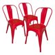 thumbnail image 1 of Pack 3 Unidades Silla Tolix Rojo Brillante, 1 of 9