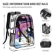 thumbnail image 3 of Richie RichMochila transparente temática, resistente y duradera, bolsa see-through para trabajo, deporte, universidad y viaje, 31 × 43 cm, 3 of 6