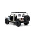 thumbnail image 4 of Auto modelo de fundición Jada 2021 Bronco gris/blanco con capó negro mate, escala 1/24, 4 of 9