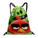 thumbnail image 1 of Angry Birds Mochila de Cuerdas para Deportes y Gimnasio, Bolsa de Cuerdas Resistente al Agua, Bolsa Cinch, 30×40cm, 1 of 6