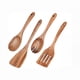 thumbnail image 1 of Xiao Hua Juego de Utensilios de Cocina de Madera, Juego de 4 Piezas de Cucharas de Cocina de Madera, Utensilios de Cocina Resistentes Al Calor y Antiadherentes, Materiales Seguros para Alimentos,, 1 of 3