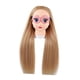 thumbnail image 1 of Cabeza de maniquí de entrenamiento, cabeza de muñeca de práctica de peinado para niños para trenzar cabello, modelo de cabeza de muñeca con soporte de Estilo A, 1 of 5