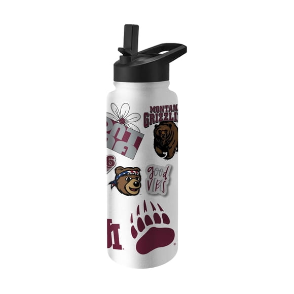 Botella Logo Brands NCAA Montana Grizzlies Native Quencher de 1 L