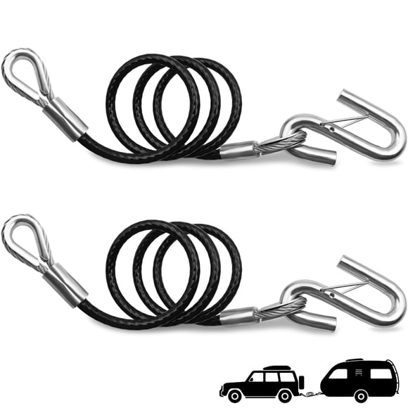 Cables de Seguridad VIVBOO 168 cm (2 piezas) 5000 libras