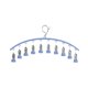 thumbnail image 5 of Percha De Ropa Con Clips Sujetadores Resistentes Perchas De Clip Para Secar Corbata Ropa Interior Azul, 5 of 5