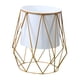 thumbnail image 2 of Soporte De Jardinera De Metal Props Soporte De Maceta Para Bodas Decoración Interior Al Aire Libre Blanco Geométrico, 2 of 5