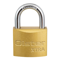 Genérico - Candado Oister Xtra 30Mm Fierro Bronceado Color Amarillo