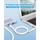 thumbnail image 2 of Cable Ethernet Yauhody CAT 8 30 m 40 Gbps 2000 MHz SFTP blanco, 2 of 8