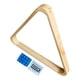 thumbnail image 1 of Soporte Triangular Para Bolas De Billar, De Madera, Para Mesa De Billar, Para Interior, Juego En Casa, Color Amarillo, 1 of 5