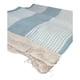thumbnail image 2 of Mantel Camino De Mesa Rectangular Tejido Lineas 180x37cm Azul, 2 of 3