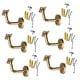 thumbnail image 4 of 6 Piezas De Soporte De Barandilla De Acero Inoxidable Para Escaleras De Pasillo, Soportes De Pasamanos De 6 Cm X 8 Cm, Curva Fija, 4 of 5
