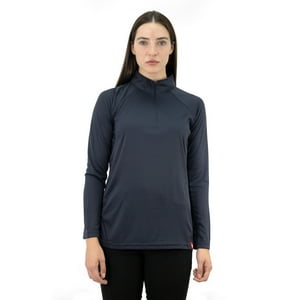 Polera Quebec Half-Zip Mujer Iron