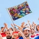 thumbnail image 4 of Monsters University Bandera impresa con temática, regalo perfecto para fanáticos, amigos y familiares, y adecuada para actividades al aire libre e interiores, decoraciones de fiesta. 90 cm × 150 cm., 4 of 6