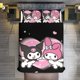 thumbnail image 3 of Kuromi & My Melody Duvet Cover Set 3 Piece Bedding Set Double Sided Printing Decorative Comforter Cover Set, 3 of 5