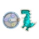 thumbnail image 1 of 2 Uds Tablero Ocupado De Madera Accesorios Engranajes Tablero De Lentejuelas De Dinosaurio Para Niños Niñas Verde, 1 of 2