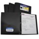 thumbnail image 1 of Folder C-Line de polipropileno negro con 2 bolsillos y broches, paquete de 25, 1 of 1