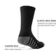 thumbnail image 4 of Calcetines acolchados Joynée Crew Work para hombre, 8 pares, negros, tallas 10-13, 4 of 7